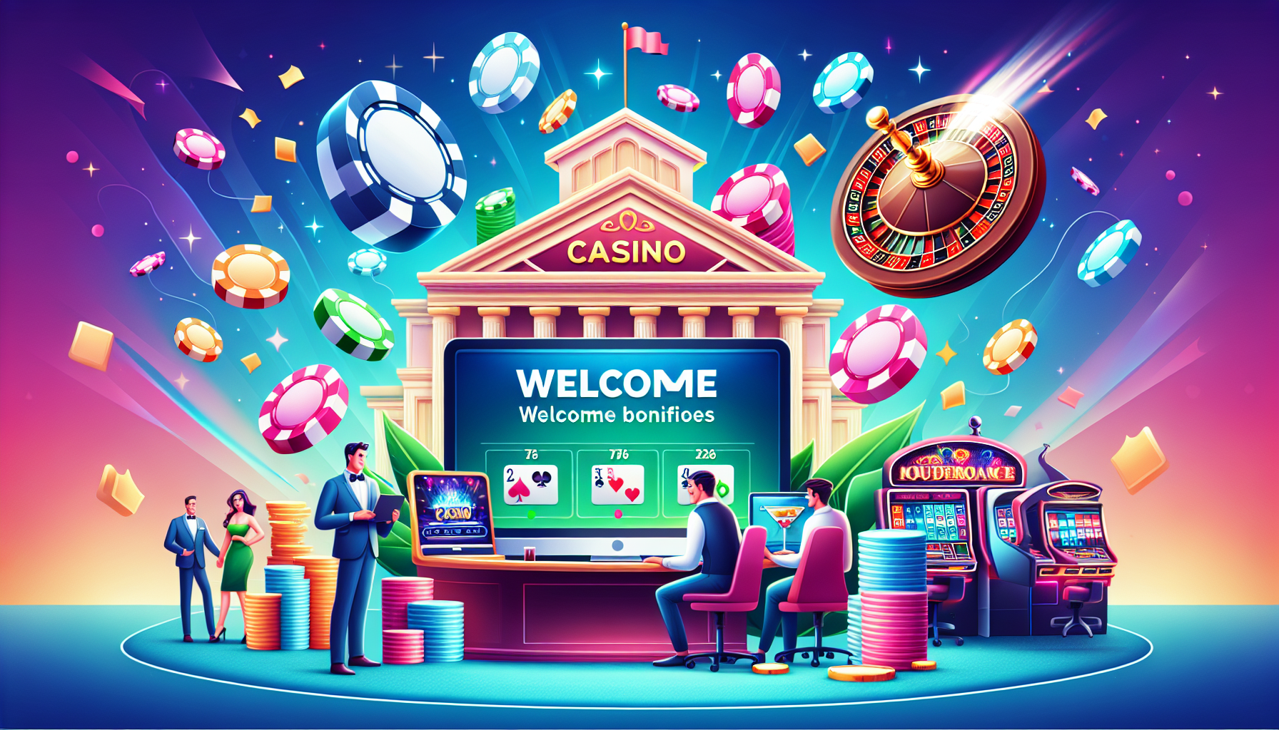 โบนัสต้อนรับที่นักพนันไม่ควรพลาดในคาสิโนออนไลน์
